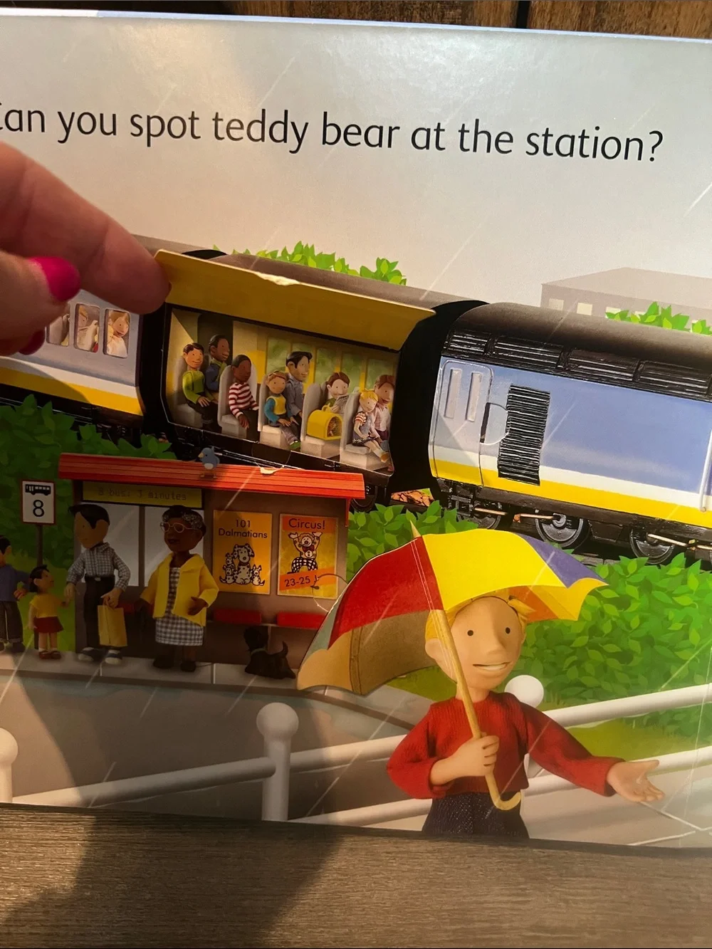Usborne Trains Lift-and-Look Book
